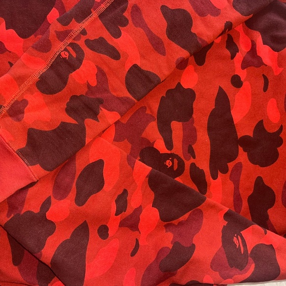 A Bathing Ape World Gone Mad 1993 to 2093 Size Medium Camo Sweatshirt Hoodie - Picture 4 of 5